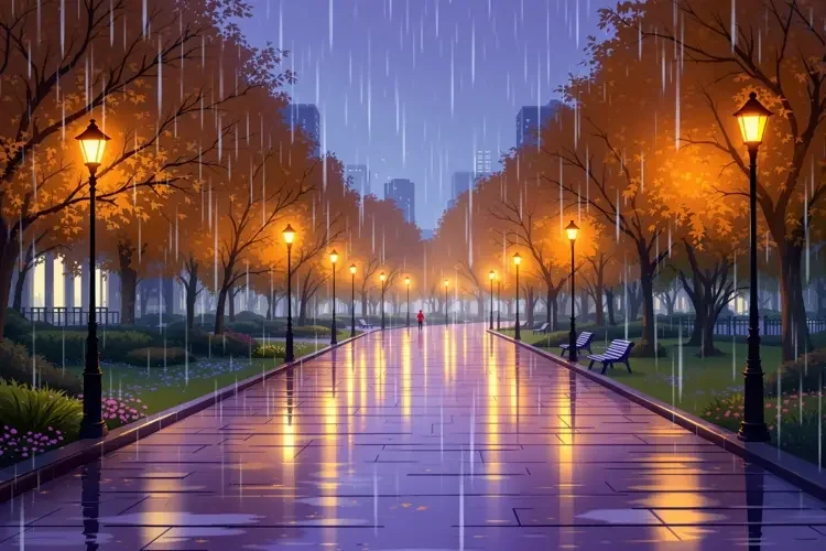 户外直播突降暴雨，主播临时改直播“追雨” - 每日大赛今日大赛直播现场爆料配图